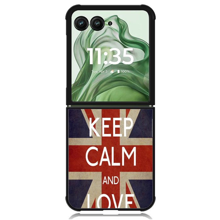 Keep Calm and Love 1D X1244 Motorola Moto Razr+ Plus 2024/2025 Case, Motorola Razr 50 Ultra/50s Ultra Case