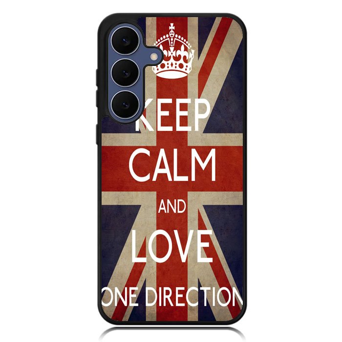 Keep Calm and Love 1D X1244 Samsung Galaxy S25 FE Case