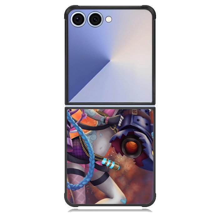 league of legend jinx Wallpaper X1268 Samsung Galaxy Z Flip 7 Case