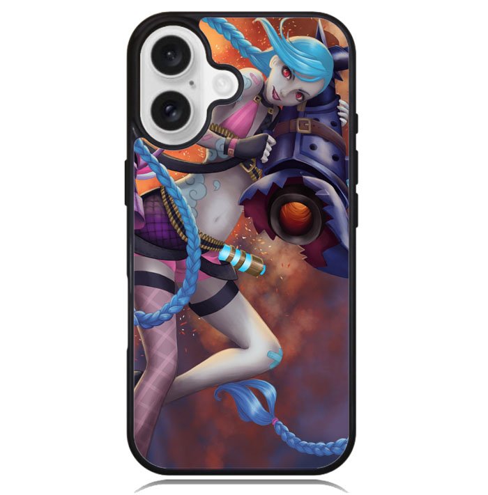 league of legend jinx Wallpaper X1268 iPhone 16 Plus Case