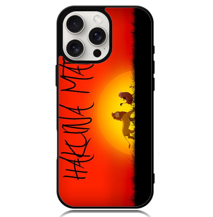 Lion king hakuna matata X1249 iPhone 16 Pro Case