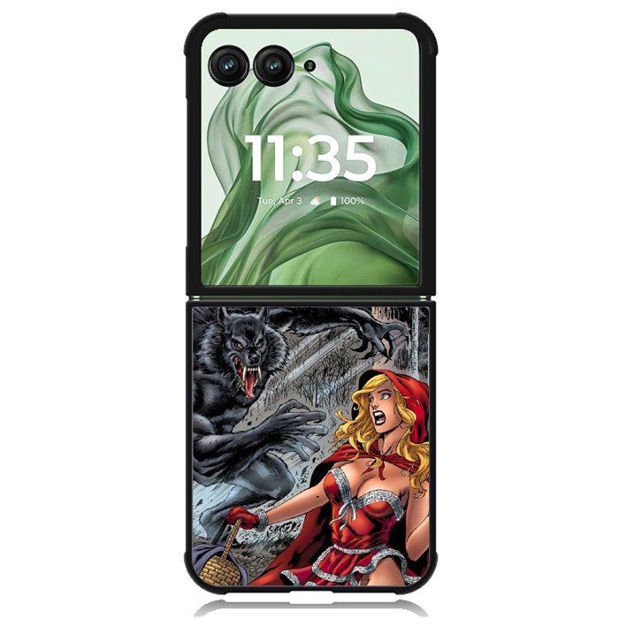 little red riding hood X1278 Motorola Moto Razr+ Plus 2024/2025 Case, Motorola Razr 50 Ultra/50s Ultra Case