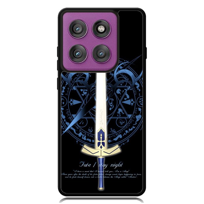 Fate Stay Night Excalibur X1335 Motorola Moto Edge 2025 | Moto Edge 60 Fusion | Moto Edge 60 Pro Case