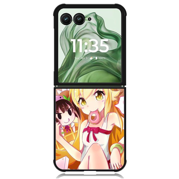 Hachikuji Shinobu X1316 Motorola Moto Razr+ Plus 2024/2025 Case, Motorola Razr 50 Ultra/50s Ultra Case