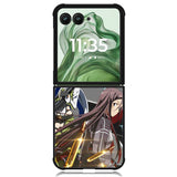 Gun Gale Sinon Kirito X1366 Motorola Moto Razr+ Plus 2024/2025 Case, Motorola Razr 50 Ultra/50s Ultra Case