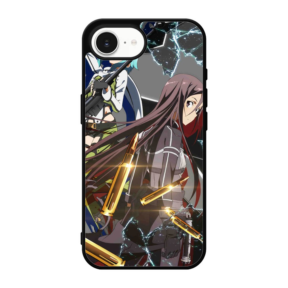 Gun Gale Sinon Kirito X1366 iPhone 17e Case