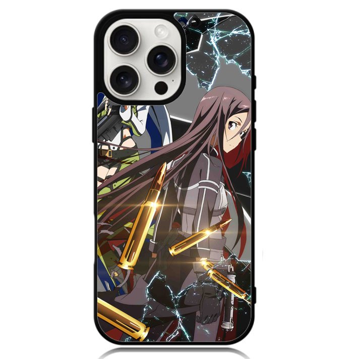 Gun Gale Sinon Kirito X1366 iPhone 16 Pro Max Case