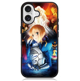 Fate Zero Saber X1426 iPhone 16 Plus Case