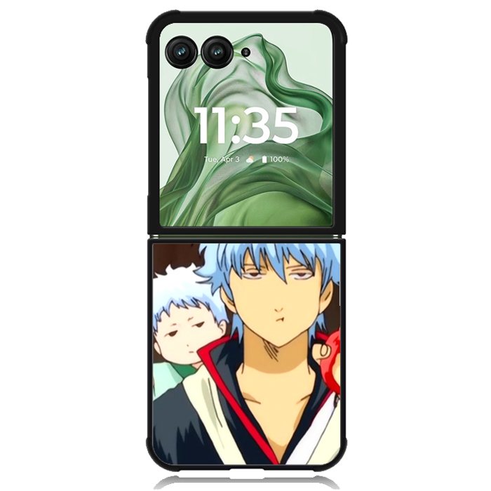 Gintama X1434 Motorola Moto Razr+ Plus 2024/2025 Case, Motorola Razr 50 Ultra/50s Ultra Case