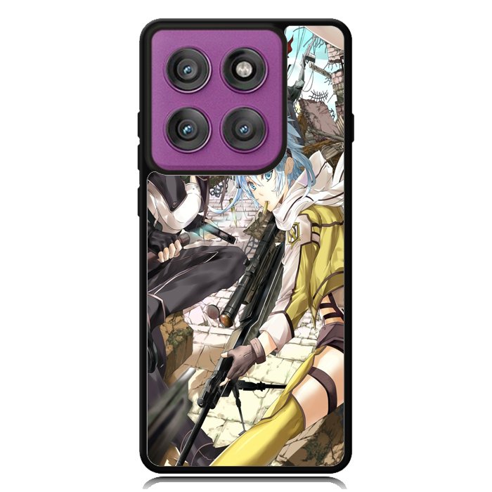 Gun Gale Sinon Kirito X1396 Motorola Moto Edge 2025 | Moto Edge 60 Fusion | Moto Edge 60 Pro Case