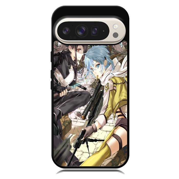 Gun Gale Sinon Kirito X1396 Google Pixel 9 Pro XL Case