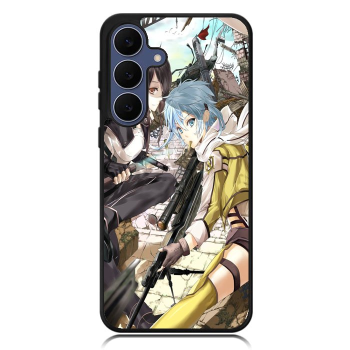Gun Gale Sinon Kirito X1396 Samsung Galaxy S25 FE Case