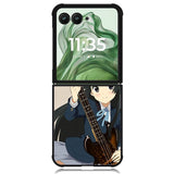 K-ON Akiyama Mio  X1435 Motorola Moto Razr+ Plus 2024/2025 Case, Motorola Razr 50 Ultra/50s Ultra Case