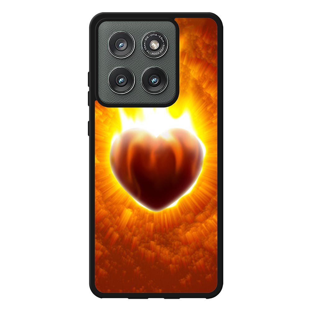 Love Burning Heart  X1458 Motorola Moto Edge 2025 Case