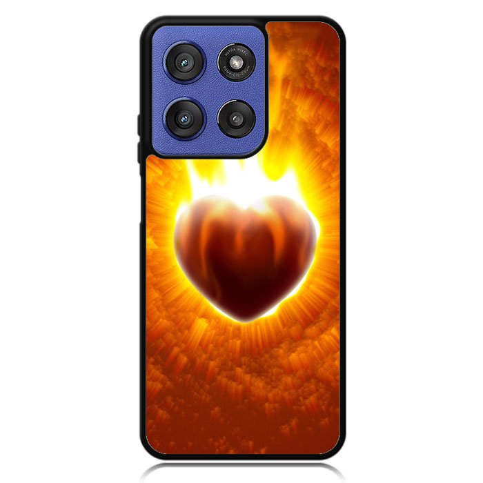 Love Burning Heart  X1458 Motorola Moto G Stylus 5G 2025 Case