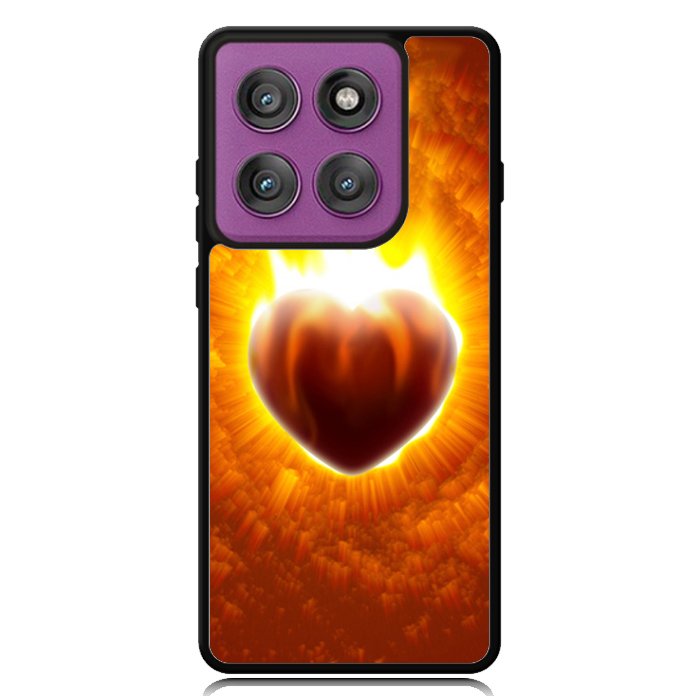 Love Burning Heart  X1458 Motorola Moto Edge 2025 | Moto Edge 60 Fusion | Moto Edge 60 Pro Case