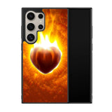 Love Burning Heart  X1458 Samsung Galaxy S25 Ultra 5G Case