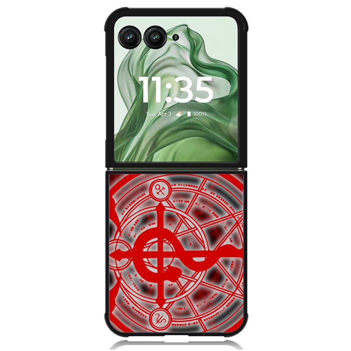 Full Metal Alchemist Symbol X1512 Motorola Moto Razr+ Plus 2024/2025 Case, Motorola Razr 50 Ultra/50s Ultra Case