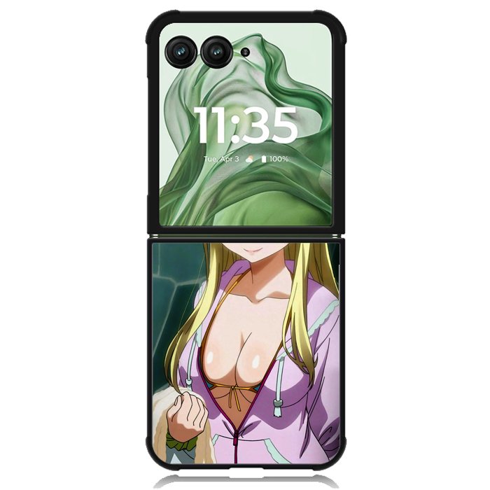 Haganai Sena Kashiwazaki  X1539 Motorola Moto Razr+ Plus 2024/2025 Case, Motorola Razr 50 Ultra/50s Ultra Case