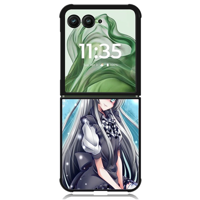 Haiyore Nyaruko-san Nyaruko X1529 Motorola Moto Razr+ Plus 2024/2025 Case, Motorola Razr 50 Ultra/50s Ultra Case