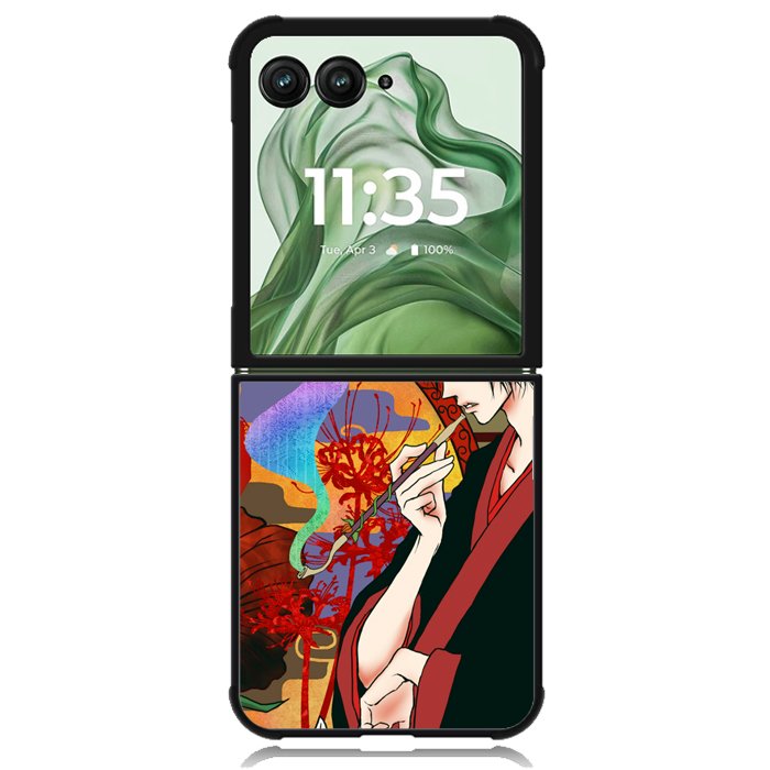 Hoozuki no Reitetsu X1501 Motorola Moto Razr+ Plus 2024/2025 Case, Motorola Razr 50 Ultra/50s Ultra Case