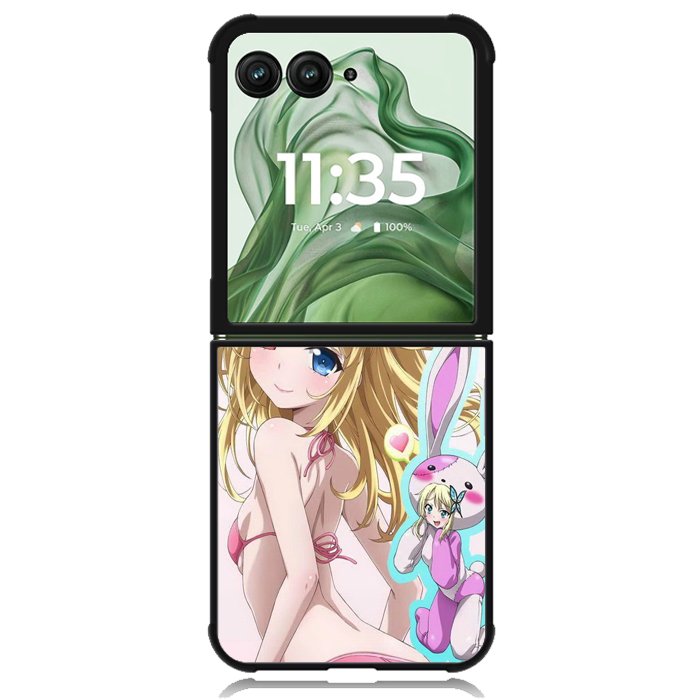 Haganai Hasegawa Kobato X1548 Motorola Moto Razr+ Plus 2024/2025 Case, Motorola Razr 50 Ultra/50s Ultra Case