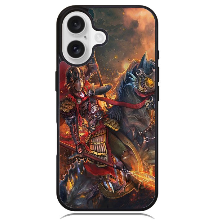 Horse Knight Warrior Painting X1551 iPhone 16 Case