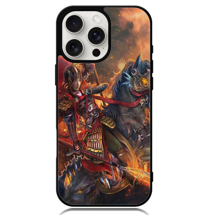 Horse Knight Warrior Painting X1551 iPhone 16 Pro Case