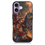 Horse Knight Warrior Painting X1551 iPhone 17 Case