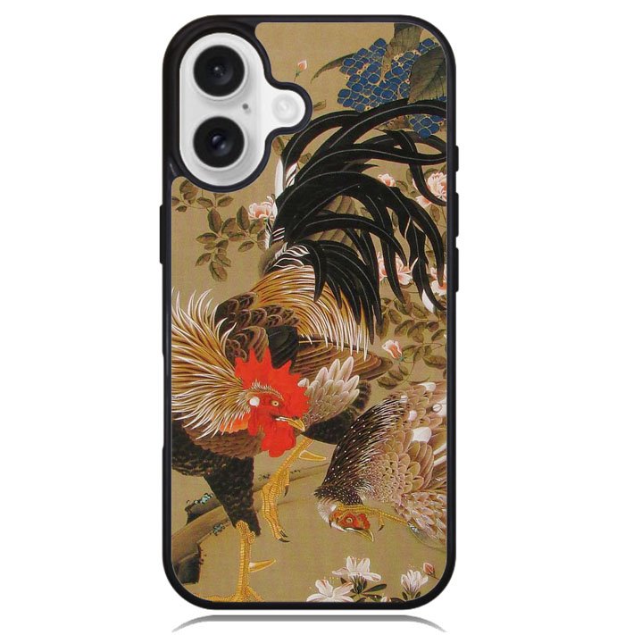 Ito Jakuchu Rooster  X1552 iPhone 16 Plus Case