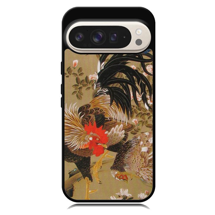 Ito Jakuchu Rooster  X1552 Google Pixel 9 | Google Pixel 9 Pro Case