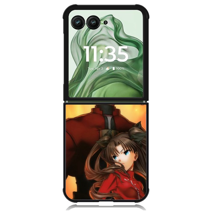 Fate Stay Night Archer Tohsaka Rin X1616 Motorola Moto Razr+ Plus 2024/2025 Case, Motorola Razr 50 Ultra/50s Ultra Case