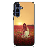 Girl In Red Flowers  X1710 Samsung Galaxy S25 FE Case