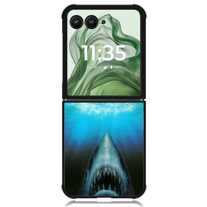 Jaws HD Wallpaper x1709 Motorola Moto Razr+ Plus 2024/2025 Case, Motorola Razr 50 Ultra/50s Ultra Case