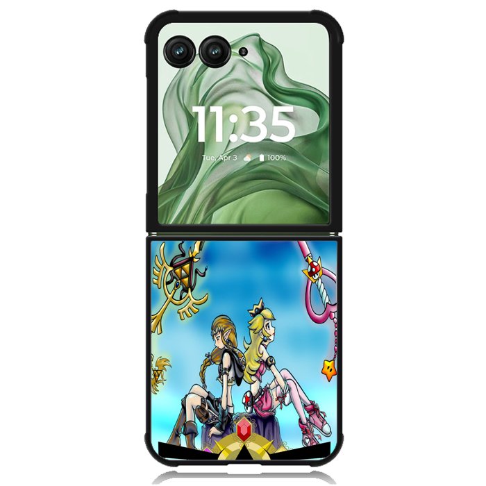 Legend of Zelda Kingdom  X2226 Motorola Moto Razr+ Plus 2024/2025 Case, Motorola Razr 50 Ultra/50s Ultra Case