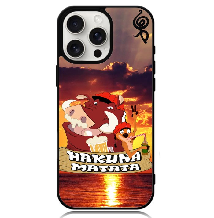 Hakuna Matata Illustration X2339 iPhone 16 Pro Case