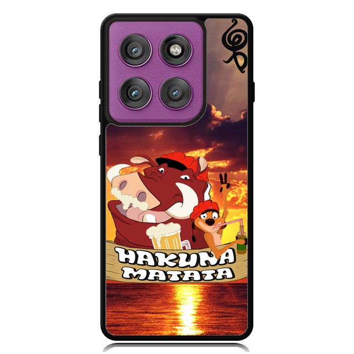 Hakuna Matata Illustration X2339 Motorola Moto Edge 2025 | Moto Edge 60 Fusion | Moto Edge 60 Pro Case
