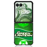 Green Lantern Superhero X2440 Motorola Moto Razr+ Plus 2024/2025 Case, Motorola Razr 50 Ultra/50s Ultra Case