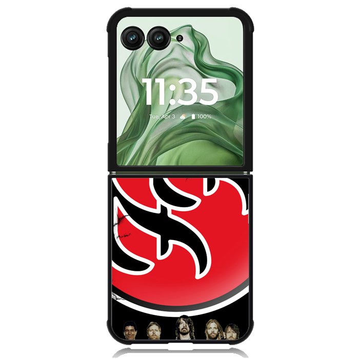 Foo Fighters Band X2622 Motorola Moto Razr+ Plus 2024/2025 Case, Motorola Razr 50 Ultra/50s Ultra Case