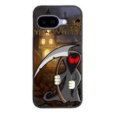 Orange Halloween Moon X2669 Google Pixel 10A Case