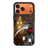 Orange Halloween Moon X2669 iPhone 17 Pro Max Case
