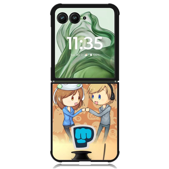 Pewdiepie Brofist Halloween X2768 Motorola Moto Razr+ Plus 2024/2025 Case, Motorola Razr 50 Ultra/50s Ultra Case