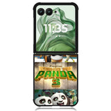 Kung Fu Panda 3 X2794 Motorola Moto Razr+ Plus 2024/2025 Case, Motorola Razr 50 Ultra/50s Ultra Case