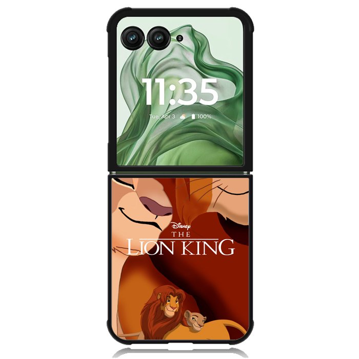 Lion King Nebula X2793 Motorola Moto Razr+ Plus 2024/2025 Case, Motorola Razr 50 Ultra/50s Ultra Case