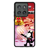 Felix The Cat merry Christmas X2829 Motorola Moto Edge 2025 Case
