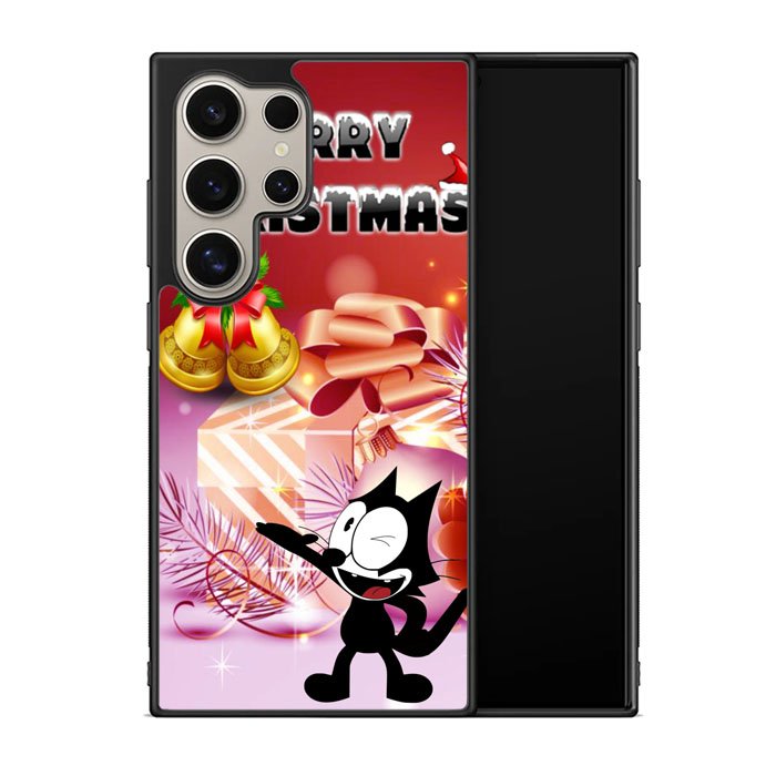 Felix The Cat merry Christmas X2829 Samsung Galaxy S25 Ultra 5G Case