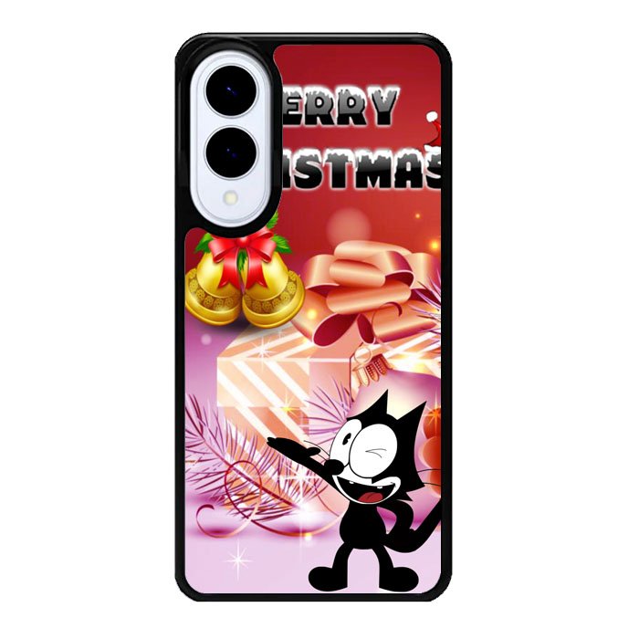 Felix The Cat merry Christmas X2829 Samsung Galaxy S25 Edge Case