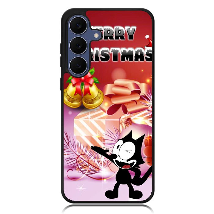 Felix The Cat merry Christmas X2829 Samsung Galaxy S25 FE Case