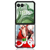 Hidashi & Hamadacest Christmas X2846 Motorola Moto Razr+ Plus 2024/2025 Case, Motorola Razr 50 Ultra/50s Ultra Case