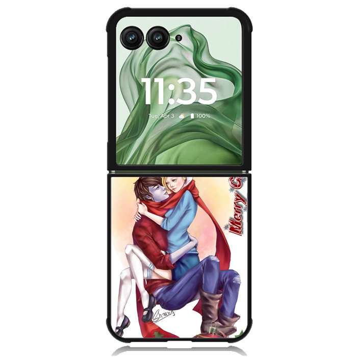 Marshalls Lee Merry Christmas X2843 Motorola Moto Razr+ Plus 2024/2025 Case, Motorola Razr 50 Ultra/50s Ultra Case